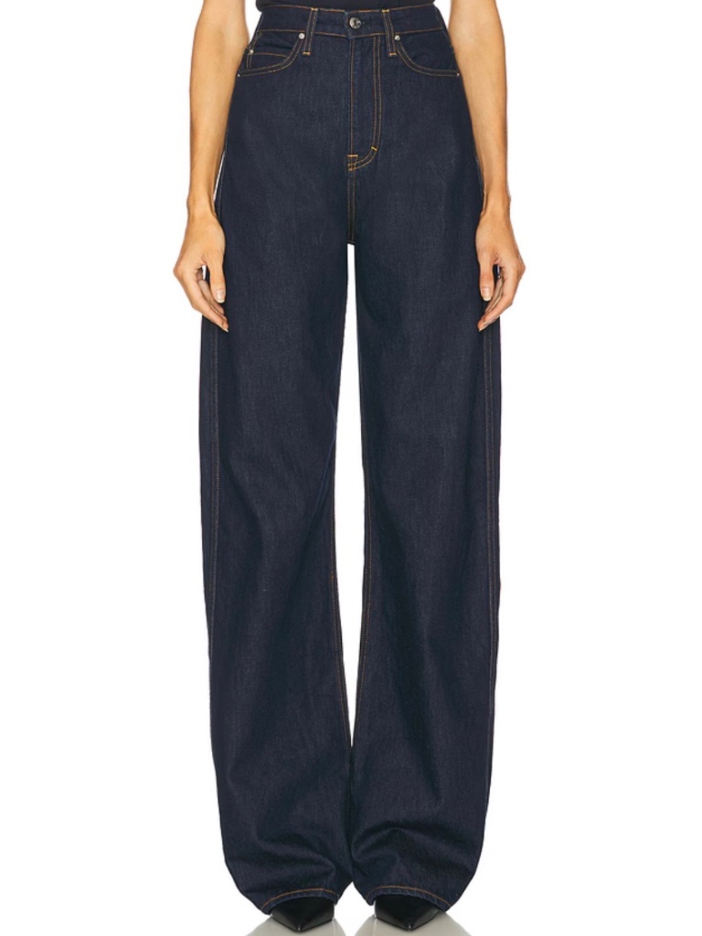 GRLFRND ULTRA HIGH RISE CURVE JEANS